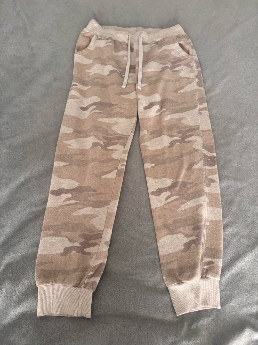 Reflex Beige & Tan Army Camo Jogger Sweatpants